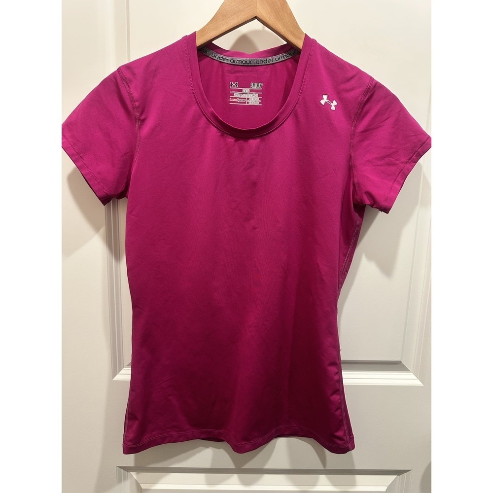 Under Armour Pink Fitted Tee Small‎